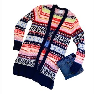 Old Navy Sweaters Old Navy Fair Isle Cardigan Sweater Poshmark
